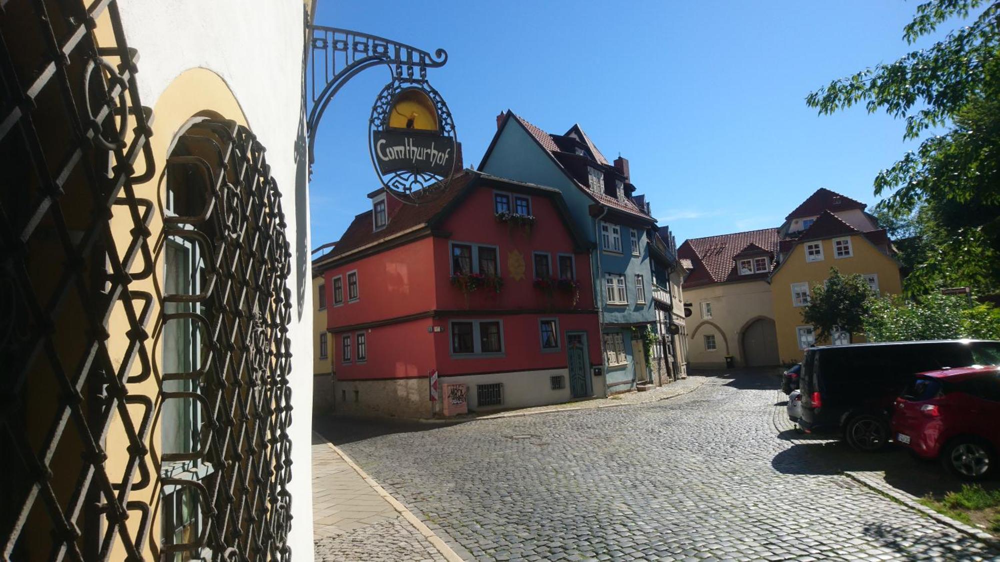 Haus Zum Kleinen Helm Apartman Erfurt Kültér fotó
